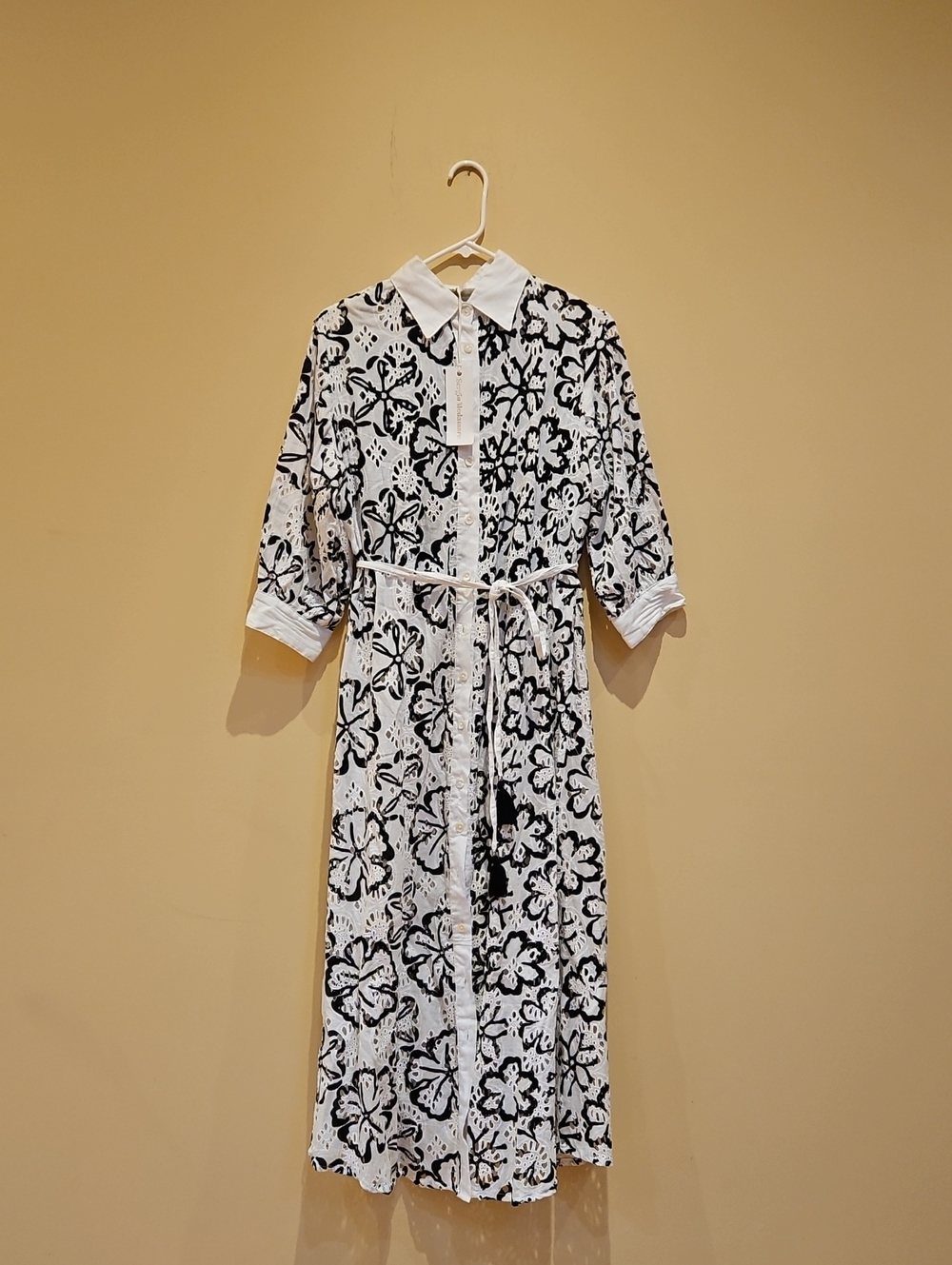 Italy Cotton Dress Sz M NWT